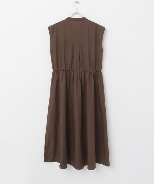 セール】ノースリーブタックギャザーワンピース（ワンピース）｜ITEMS