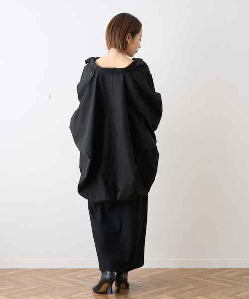 journal standard L'essage（ジャーナルスタンダードレサージュ）の「《追加》《別注》【ILL ONE EIGHTY/イル ワンエイティ】SLEEPING SMOCK：ブルゾン（その他アウター・レディース・ブラック/カーキ・FREE）」の6枚目の写真