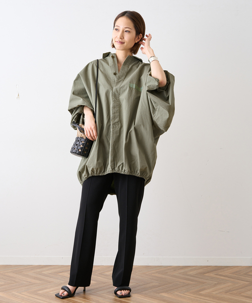journal standard L'essage（ジャーナルスタンダードレサージュ）の「《追加》《別注》【ILL ONE EIGHTY/イル ワンエイティ】SLEEPING SMOCK：ブルゾン（その他アウター・レディース・ブラック/カーキ・FREE）」の19枚目の写真