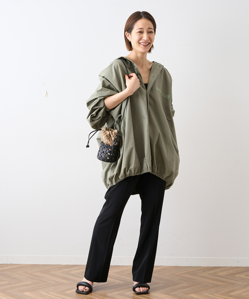 journal standard L'essage（ジャーナルスタンダードレサージュ）の「《追加》《別注》【ILL ONE EIGHTY/イル ワンエイティ】SLEEPING SMOCK：ブルゾン（その他アウター・レディース・ブラック/カーキ・FREE）」の22枚目の写真