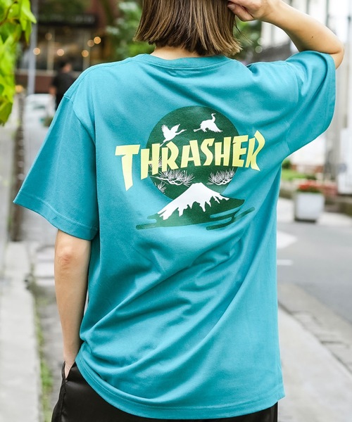 セール】FUJI-25 S/S T-SHIRTS/スラッシャー富士山ロゴバック