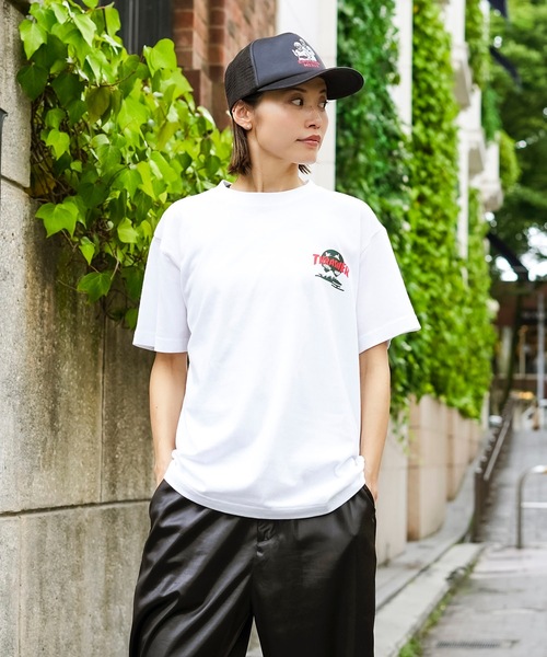 THRASHER（スラッシャー）の「FUJI-25 S/S T-SHIRTS/スラッシャー富士山ロゴバックプリント半袖Tシャツ（Tシャツ/カットソー・メンズ・ブラック/グリーン/ホワイト・LARGE/X-LARGE/MEDIUM）」の6枚目の写真