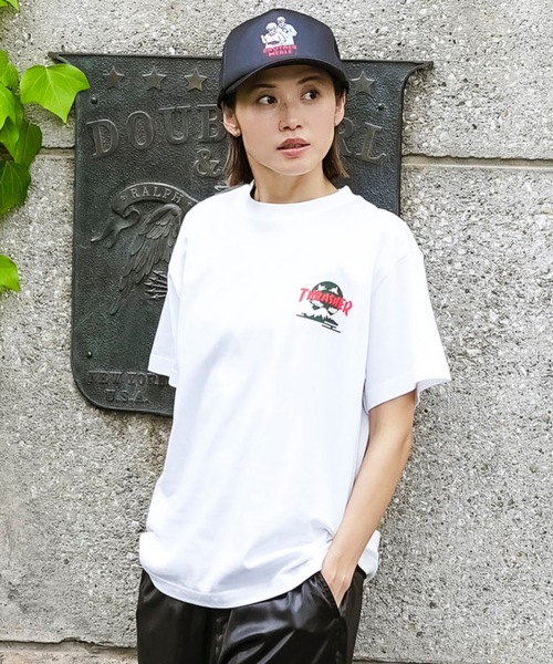 FUJI-25 S/S T-SHIRTS/スラッシャー富士山ロゴバックプリント半袖T