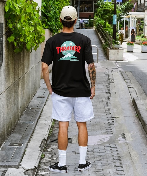 FUJI-25 S/S T-SHIRTS/スラッシャー富士山ロゴバックプリント半袖T 