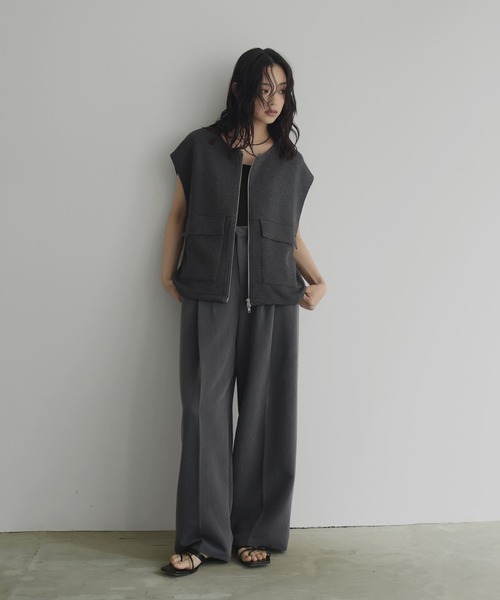 hellam（へラム）の「ダンボール ダブルジップベスト（ベスト）」 - WEAR