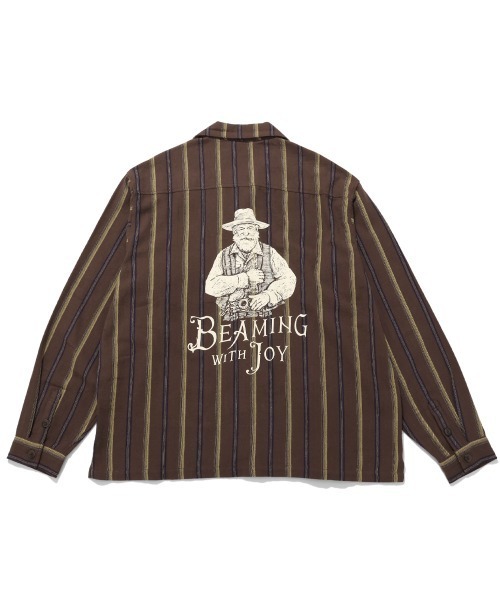 KRIFF MAYER(クリフメイヤー)の「ストライプフランネルシャツ(シャツ/ブラウス・メンズ・ダークブラウン/レンガ/ダークグリーン/ネイビー・MEDIUM/LARGE/X-LARGE)」の9枚目の写真