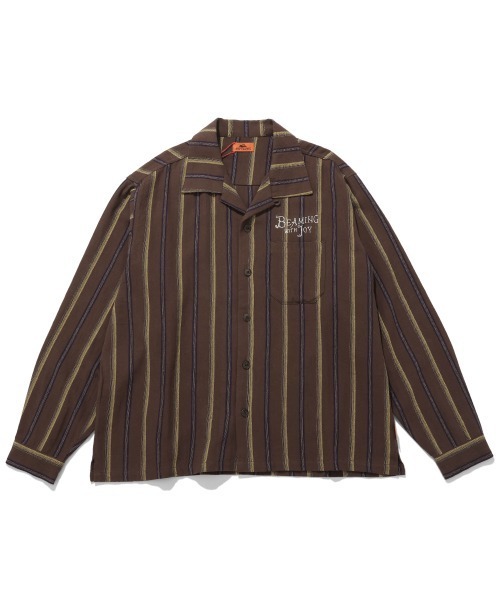 KRIFF MAYER(クリフメイヤー)の「ストライプフランネルシャツ(シャツ/ブラウス・メンズ・ダークブラウン/レンガ/ダークグリーン/ネイビー・MEDIUM/LARGE/X-LARGE)」の10枚目の写真