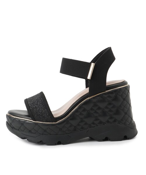 ESPERANZA(エスペランサ)の「キルティングウェッジソールスポサン(サンダル・レディース・アイボリー系8/ブラック系8・LL/S/M/L)」の14枚目の写真