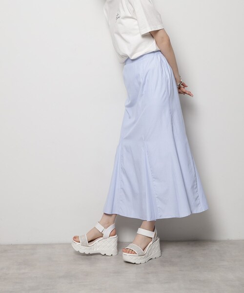 ESPERANZA(エスペランサ)の「キルティングウェッジソールスポサン(サンダル・レディース・アイボリー系8/ブラック系8・LL/S/M/L)」の22枚目の写真