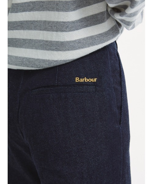 Barbour(バブアー)の「ワイドデニム"Japan Exclusive"(デニムパンツ・レディース・インディゴブルー/ホワイト・MEDIUM/SMALL)」の9枚目の写真