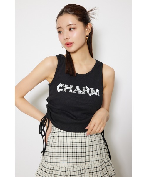 tシャツ ビジュードロストタンクトップス 夏服 ノースリーブトップス レディース ビジュードロストタンクトップス 夏服 ノースリーブトップス（T