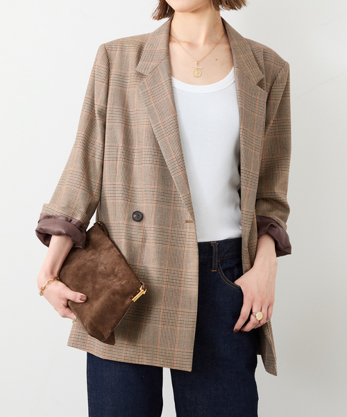 Deuxieme Classe（ドゥーズィエムクラス）の「*〈MAESTOSO/マエストソ〉AURORA BAGUETTE（ショルダーバッグ・レディース・ブラウン・FREE）」の17枚目の写真