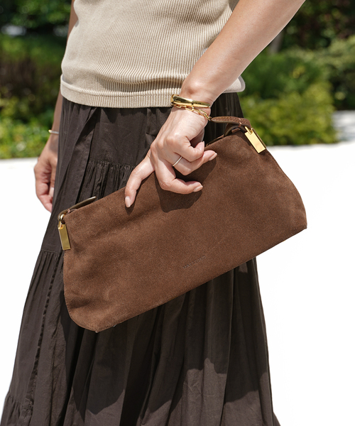 Deuxieme Classe（ドゥーズィエムクラス）の「*〈MAESTOSO/マエストソ〉AURORA BAGUETTE（ショルダーバッグ・レディース・ブラウン・FREE）」の19枚目の写真