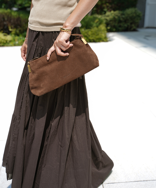 Deuxieme Classe（ドゥーズィエムクラス）の「*〈MAESTOSO/マエストソ〉AURORA BAGUETTE（ショルダーバッグ・レディース・ブラウン・FREE）」の20枚目の写真