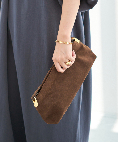 Deuxieme Classe（ドゥーズィエムクラス）の「*〈MAESTOSO/マエストソ〉AURORA BAGUETTE（ショルダーバッグ・レディース・ブラウン・FREE）」の22枚目の写真