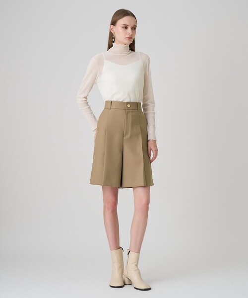 ANAYI(アナイ)の「チュールフロッキータートル プルオーバー(Tシャツ/カットソー・レディース・ブラック/ライトピンク/オフホワイト/ブラウン・38/36)」の9枚目の写真