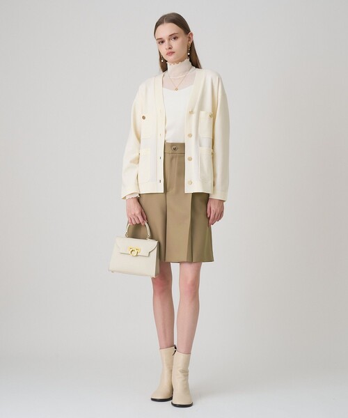 ANAYI(アナイ)の「チュールフロッキータートル プルオーバー(Tシャツ/カットソー・レディース・ブラック/ライトピンク/オフホワイト/ブラウン・38/36)」の10枚目の写真