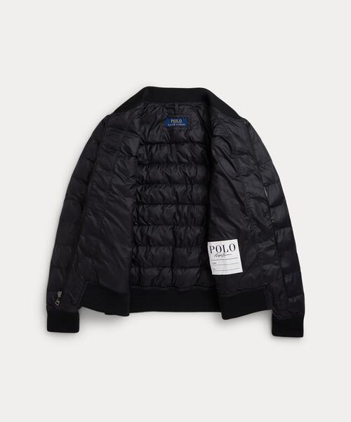 POLO RALPH LAUREN CHILDRENSWEAR（ポロ ラルフ ローレン チルドレンズウェア）の「キルテッド ベースボール ジャケット（その他アウター・キッズ・ブラック系1・L/M/S/XL）」の3枚目の写真