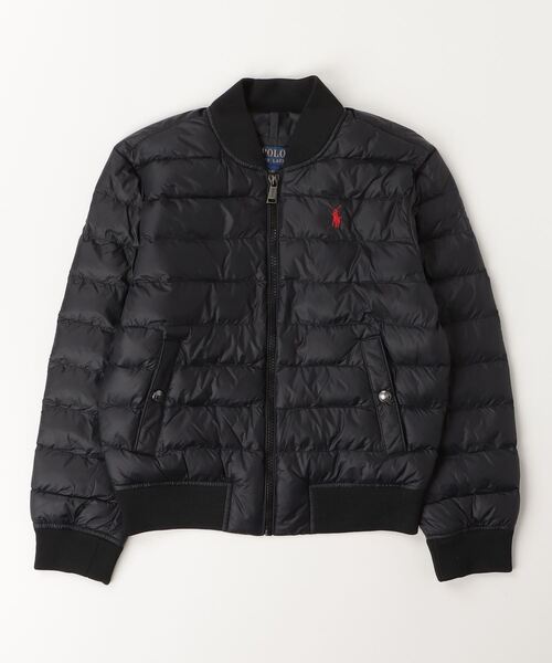 POLO RALPH LAUREN CHILDRENSWEAR（ポロ ラルフ ローレン チルドレンズウェア）の「キルテッド ベースボール ジャケット（その他アウター・キッズ・ブラック系1・L/M/S/XL）」の4枚目の写真