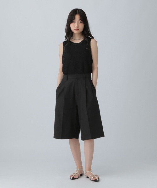 LEPSIM（レプシィム）の「膝下ハーフパンツ　495884（その他パンツ・レディース・ブラック/ブラウン・FREE）」の6枚目の写真