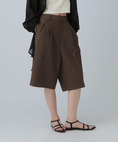 LEPSIM（レプシィム）の「膝下ハーフパンツ　495884（その他パンツ・レディース・ブラック/ブラウン・FREE）」の10枚目の写真