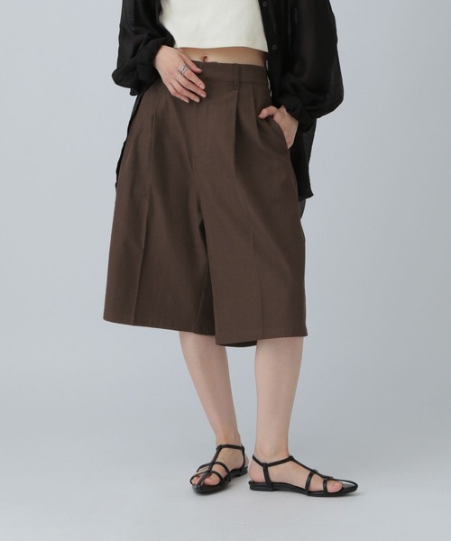 LEPSIM（レプシィム）の「膝下ハーフパンツ　495884（その他パンツ・レディース・ブラック/ブラウン・FREE）」の11枚目の写真