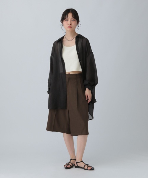 LEPSIM（レプシィム）の「膝下ハーフパンツ　495884（その他パンツ・レディース・ブラック/ブラウン・FREE）」の13枚目の写真