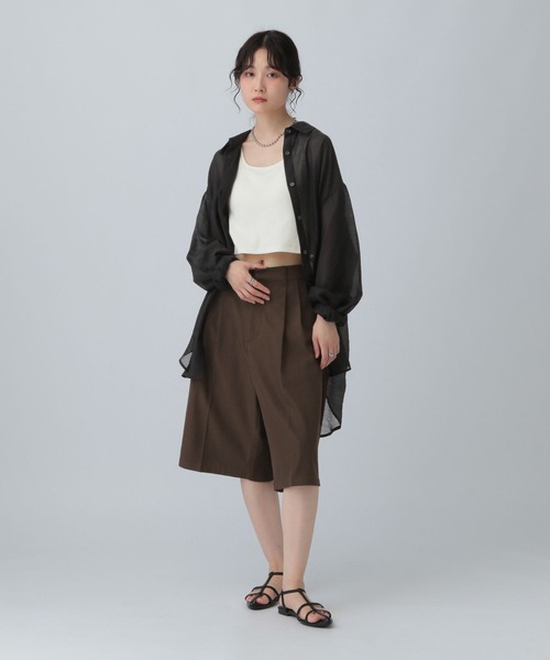 LEPSIM（レプシィム）の「膝下ハーフパンツ　495884（その他パンツ・レディース・ブラック/ブラウン・FREE）」の14枚目の写真