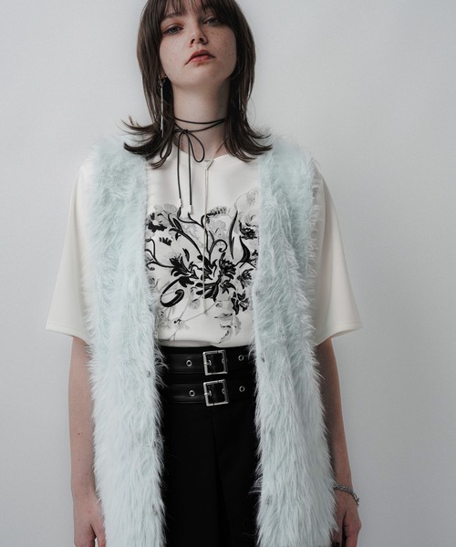 カーディガン ロングシャギージレ(HARE) レディース ロングシャギージレ(HARE)（カーディガン/ボレロ）｜HARE（ハレ