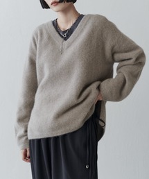 Lui's | ウールライトVネックニット(ニット/セーター)