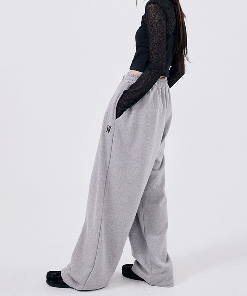 WOOALONG(ウアロン)の「【UNISEX】WOOALONG/シグネチャワイドパンツ(その他パンツ・レディース・グレー/クリーム・SMALL)」の14枚目の写真