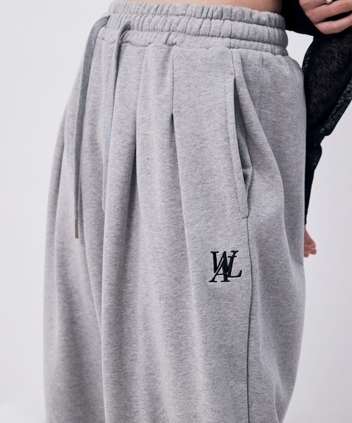WOOALONG(ウアロン)の「【UNISEX】WOOALONG/シグネチャワイドパンツ(その他パンツ・レディース・グレー/クリーム・SMALL)」の17枚目の写真