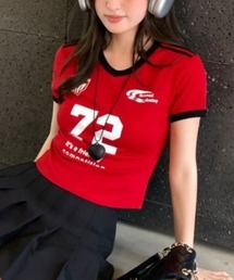 Vipoa（ヴィポア）の「numbering slim tee（Tシャツ/カットソー）」