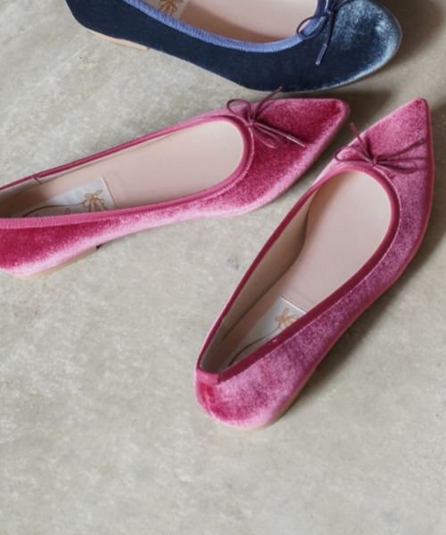 【25秋冬】ポインテッドトゥバレエシューズ(B4613A)