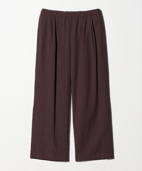 UNITED ARROWS（ユナイテッドアローズ）の「シアー イージー ワイド パンツ ‐ウォッシャブル‐（その他パンツ・レディース・ダークブラウン/ベージュ/ネイビー・38/36）」の15枚目の写真