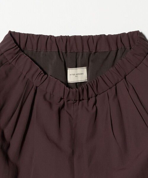UNITED ARROWS（ユナイテッドアローズ）の「シアー イージー ワイド パンツ ‐ウォッシャブル‐（その他パンツ・レディース・ダークブラウン/ベージュ/ネイビー・38/36）」の12枚目の写真
