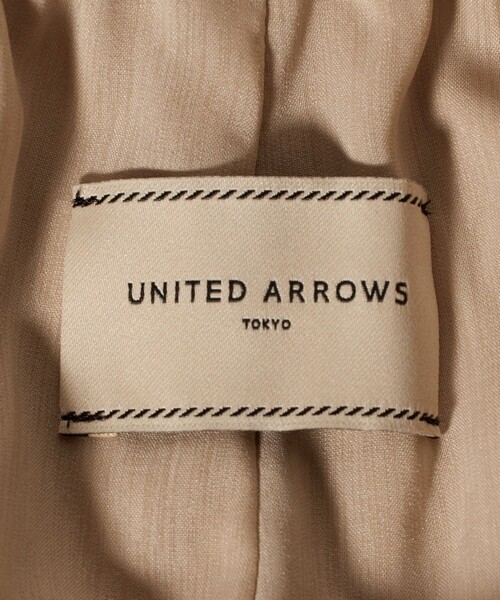 UNITED ARROWS（ユナイテッドアローズ）の「シアー イージー ワイド パンツ ‐ウォッシャブル‐（その他パンツ・レディース・ダークブラウン/ベージュ/ネイビー・38/36）」の5枚目の写真