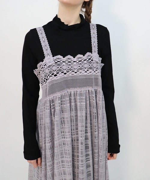 haupia（ハウピア）の「雨の妖精【ワンピース】（ワンピース・レディース・ラベンダー/ホワイト/ブラック・MEDIUM）」の5枚目の写真