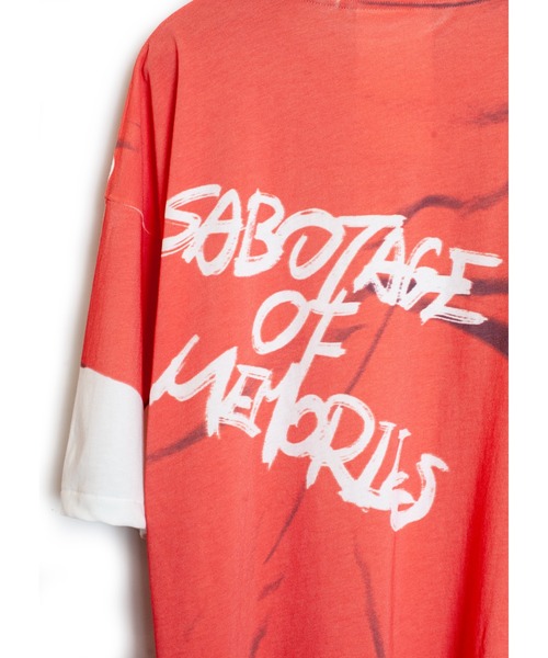 SEVESKIG（セヴシグ）の「SEVESKIG/セブシグ/Trompe l'oeil TEE_缶バッチCT-SV-NRS-1008（Tシャツ/カットソー・メンズ・ホワイト/レッド・SMALL/MEDIUM/LARGE/X-LARGE）」の11枚目の写真