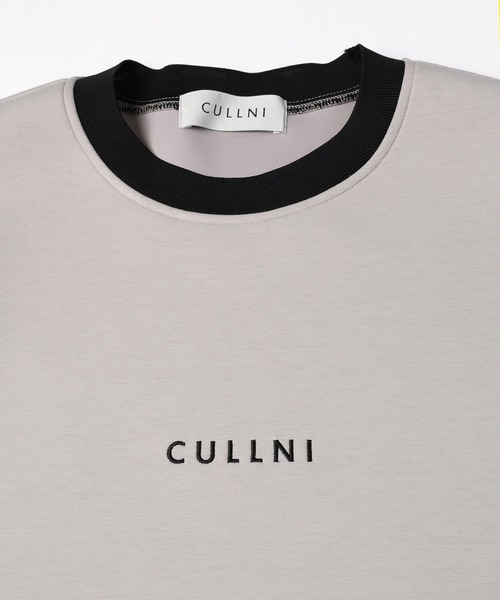 CULLNI(クルニ)の「CULLNI Logo Embroidery Long Sleeve Pullover(スウェット・メンズ・グレー/グレイッシュベージュ/ブラック/ライトパープル/グリーン・2/1/0)」の9枚目の写真