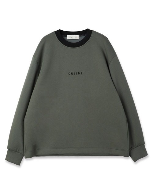 CULLNI(クルニ)の「CULLNI Logo Embroidery Long Sleeve Pullover(スウェット・メンズ・グレー/グレイッシュベージュ/ブラック/ライトパープル/グリーン・2/1/0)」の16枚目の写真