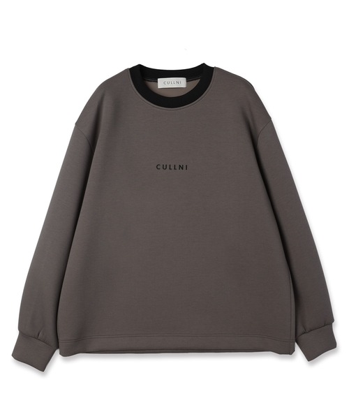 CULLNI(クルニ)の「CULLNI Logo Embroidery Long Sleeve Pullover(スウェット・メンズ・グレー/グレイッシュベージュ/ブラック/ライトパープル/グリーン・2/1/0)」の20枚目の写真