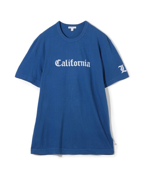 JAMES PERSE(ジェームスパース)の「CALIFORNIA グラフィックTシャツ MLJ3311CAL(Tシャツ/カットソー・メンズ・ブルー/ブラック・3/2/0/1)」の2枚目の写真
