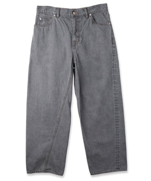 JIEDA（ジエダ）の「USED TWIST DENIM PANTS（デニムパンツ・メンズ・ブラック/インディゴブルー・1/2）」の13枚目の写真