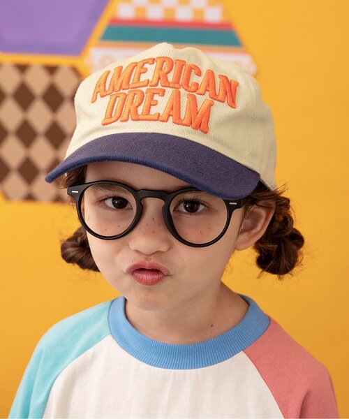 BREEZE(ブリーズ)の「Im Jelly!刺繍ロゴキャップ(キャップ・キッズ・クリーム/ピンク・50/54/58)」の1枚目の写真