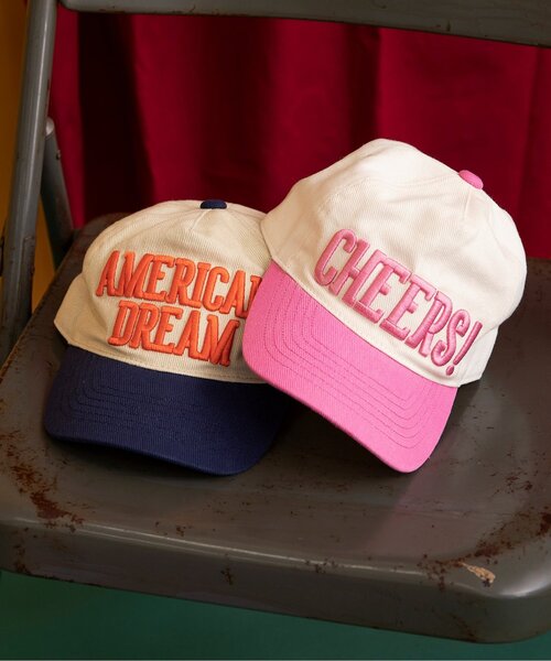 BREEZE(ブリーズ)の「Im Jelly!刺繍ロゴキャップ(キャップ・キッズ・クリーム/ピンク・50/54/58)」の7枚目の写真