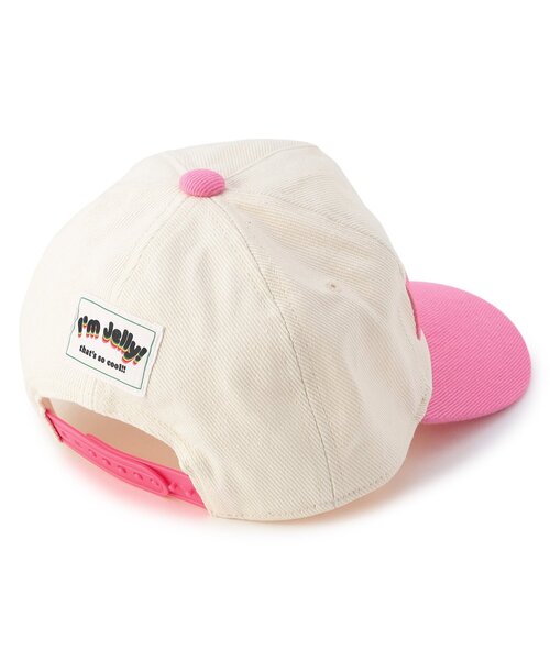 BREEZE(ブリーズ)の「Im Jelly!刺繍ロゴキャップ(キャップ・キッズ・クリーム/ピンク・50/54/58)」の12枚目の写真