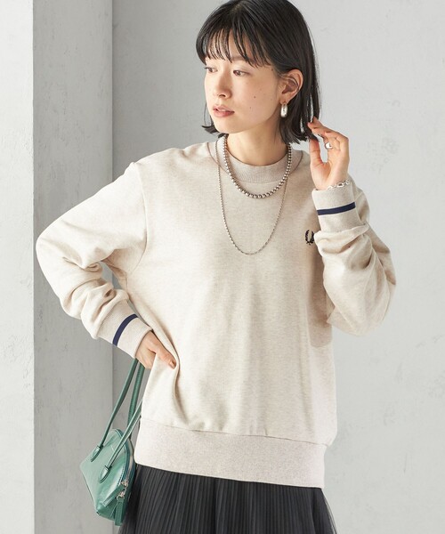 新品！FRED PERRYトレーナー（SHIPS購入） SHIPS別注】FRED PERRY: シングル ティップ スウェットシャツ（Tシャツ