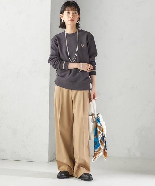 SHIPS別注】FRED PERRY: SINGLE TIPPED SWEAT（スウェット