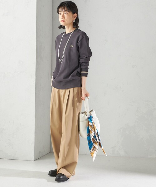 SHIPS別注】FRED PERRY: SINGLE TIPPED SWEAT（スウェット